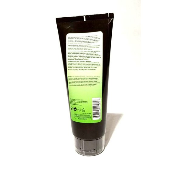 Dead Sea AHAVA Essentials Aloe Vera Salt Scrub, Soothing and Detoxifying 7.5 oz - Picture 4 of 5
